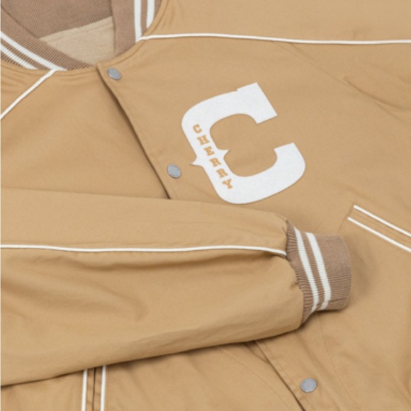 CHERRY LA Western Teddy Jacket Bomber in Camel Size S - Picture 10 of 14